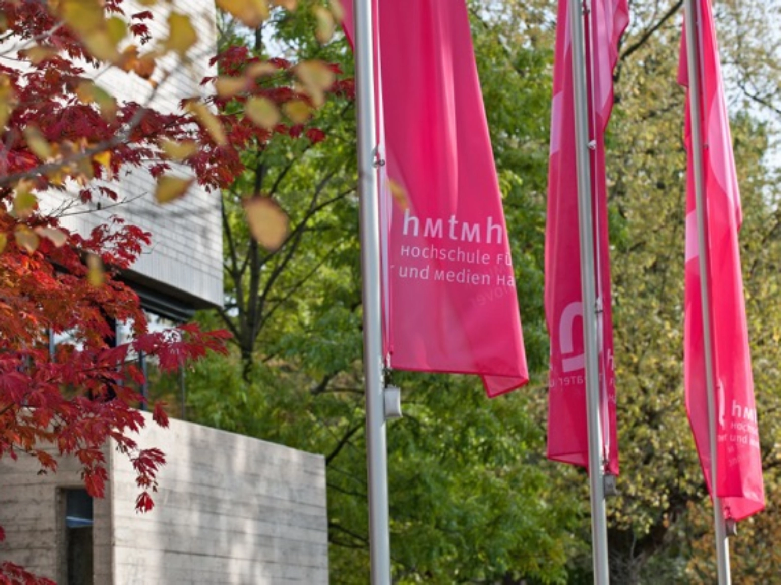 Fahnen der Hochschule für Musik, Theater und Medien Hannover